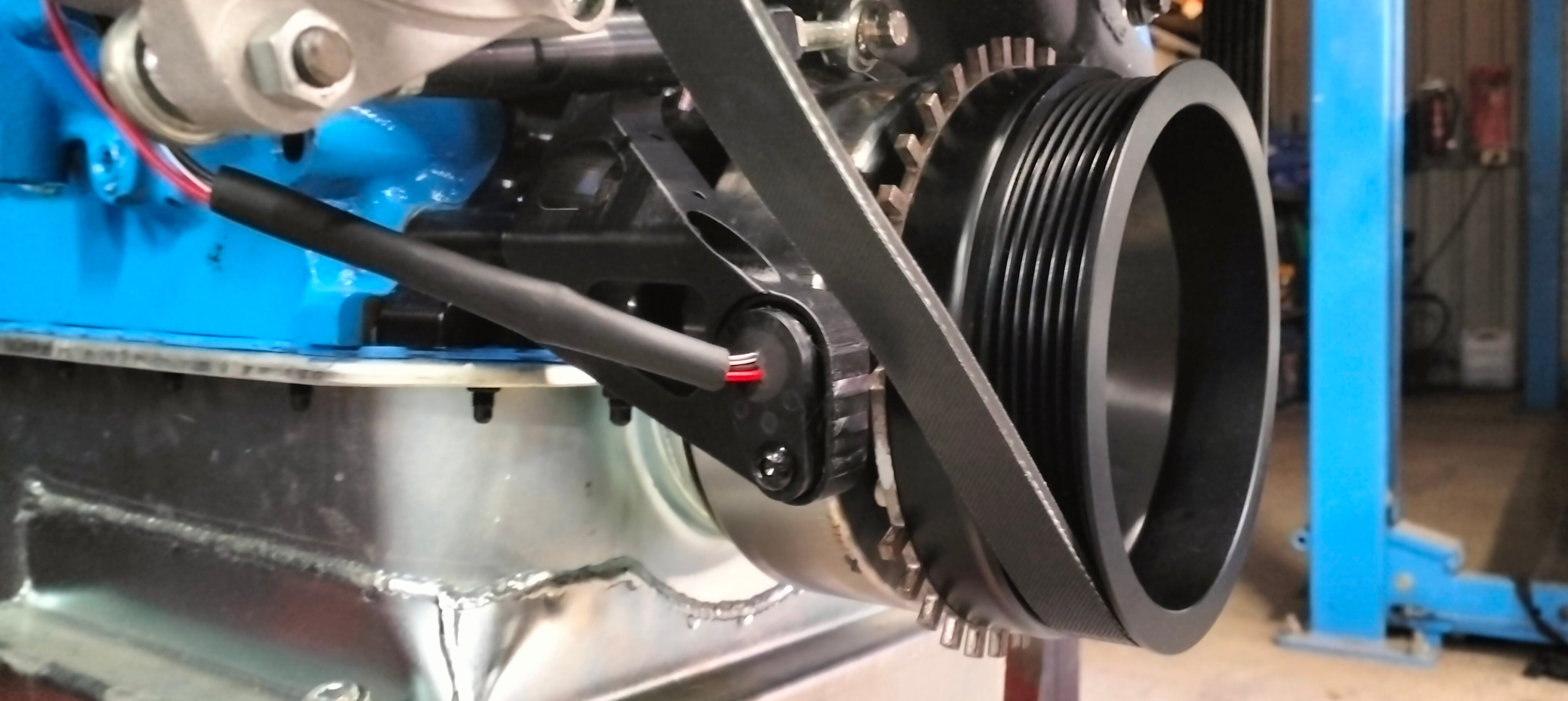 SBF 6 rib serpentine and trigger wheel kit