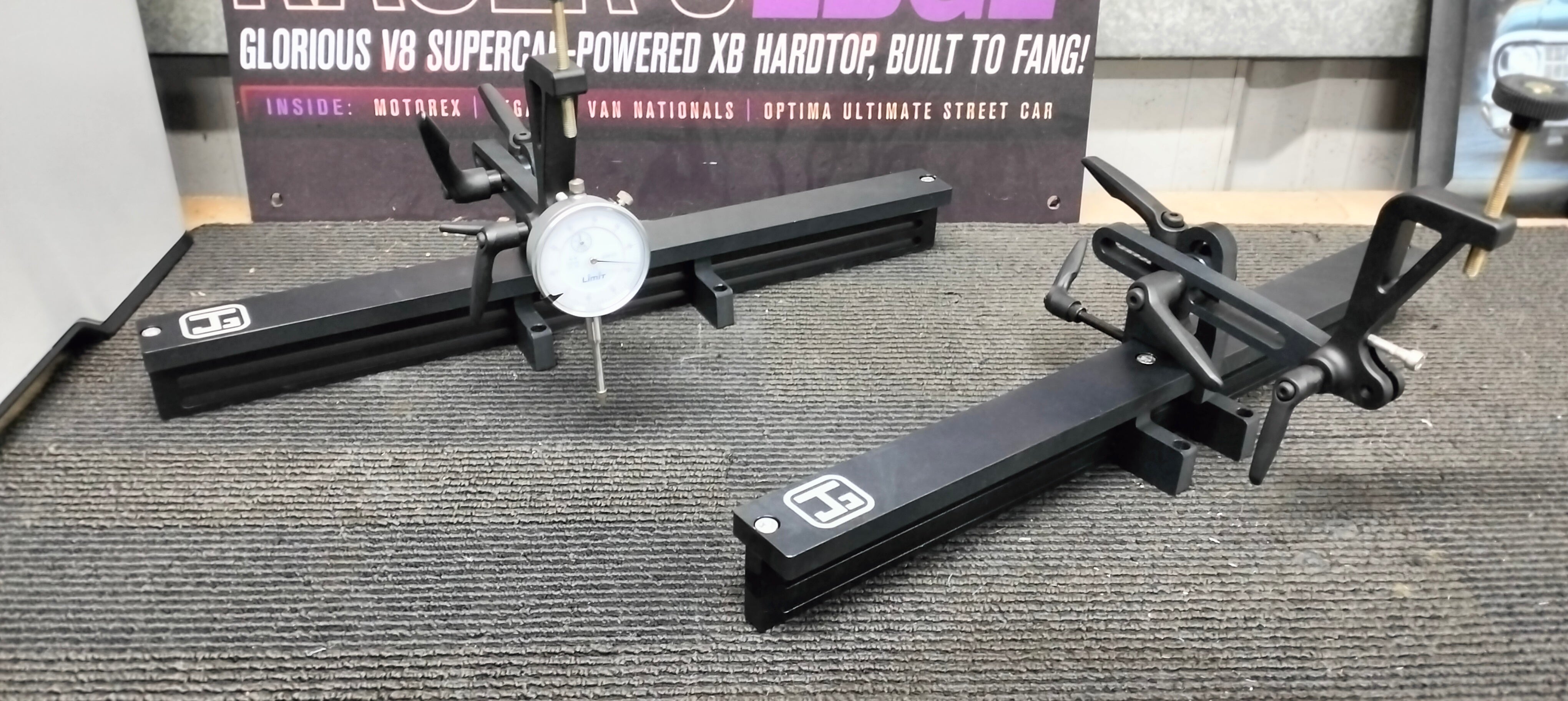 Flow bench valve actuator stand