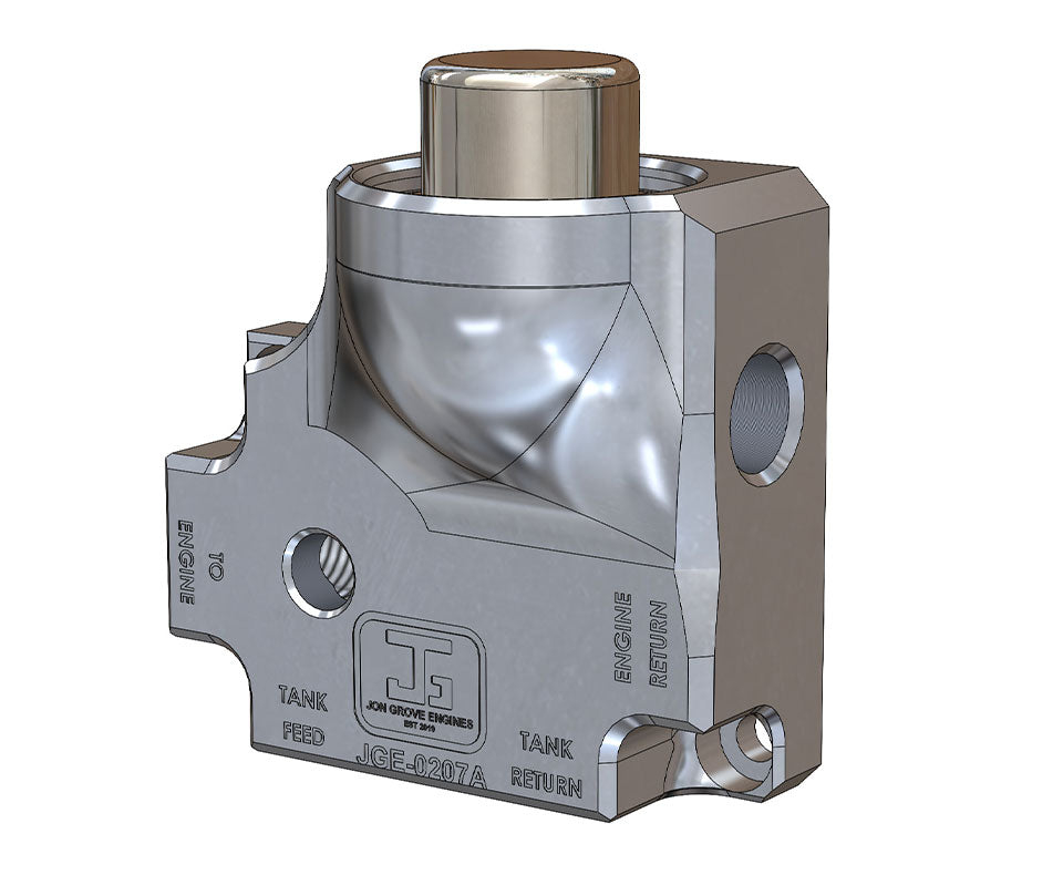 Inline Fuel Pressure Regulator Body