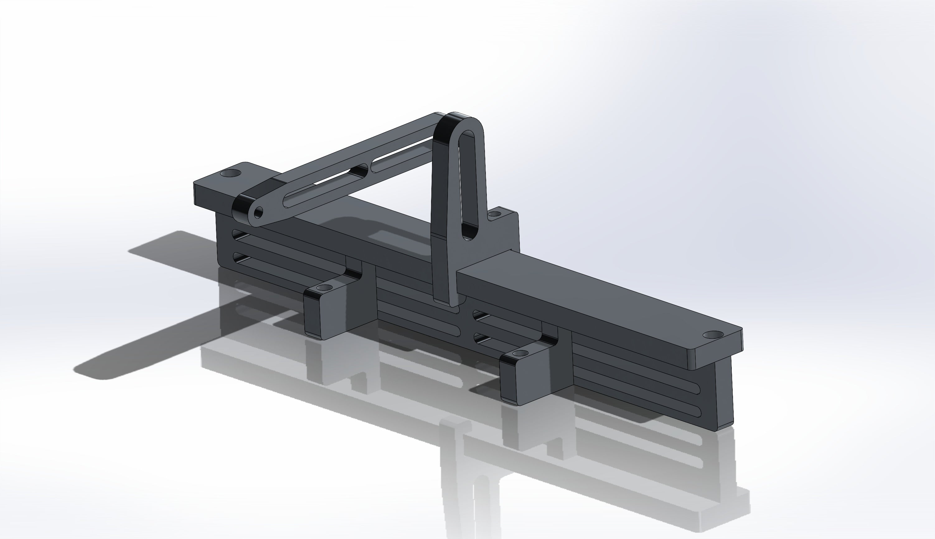 Flow bench valve actuator stand