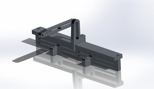 Flow bench valve actuator stand